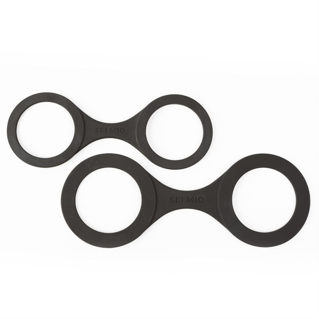 Średniej wielkości, bardzo mocne silikonowe mankiety przytrzymujące SEI MIO soft BDSM, bondage