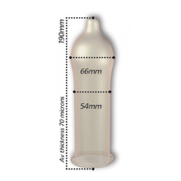 Prezerwatywy  Pasante Regular 12 szt.-anatomiczne 19cm/53mm