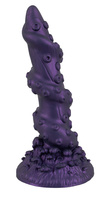 Kraken dick. Fantasy dildo jak zwinięta ośmiornica. Silna przyssawka. Dł. 20,2 cm, wkładane 17 cm, Ø 4,6 cm