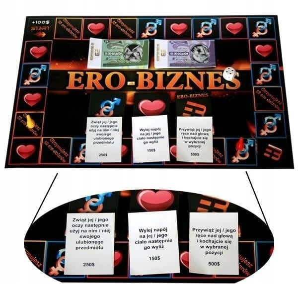 EROBIZNES - Erotyczna gra planszowa Walentynki