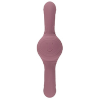 Wibrujący tytan – dildo dwustronne z ultrasilnymi wibracjami 
