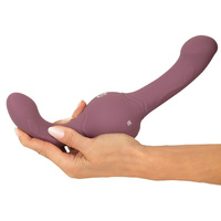 Wibrujący tytan – dildo dwustronne z ultrasilnymi wibracjami 