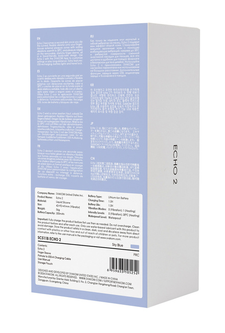 Figlarz na palcu - Wibrator na palec sterowany smartfonem SVAKOM z funkcją grzania wodoodporny