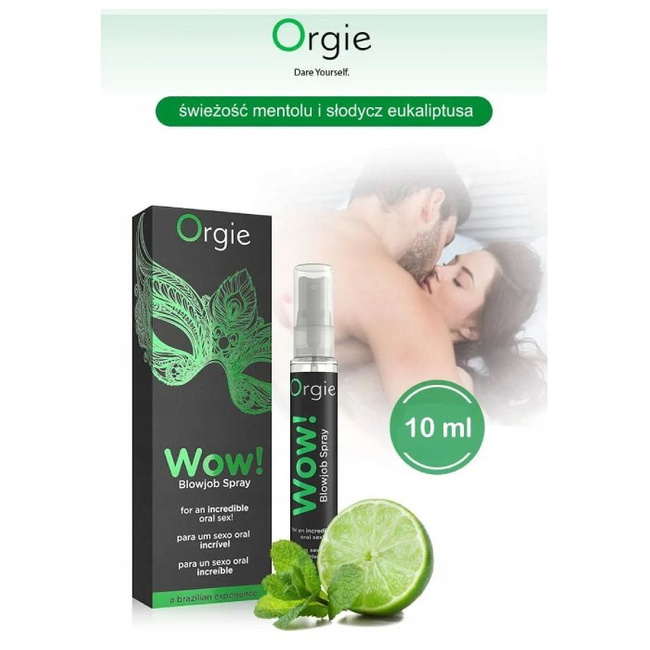 Spray do seksu oralnego o smaku eukaliptusowym
