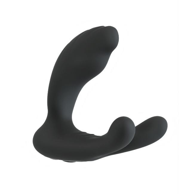 Wibrujący stymulator o podwójnej funkcji DLA NIEJ wibrator punktu G i DLA NIEGO masażer prostaty 