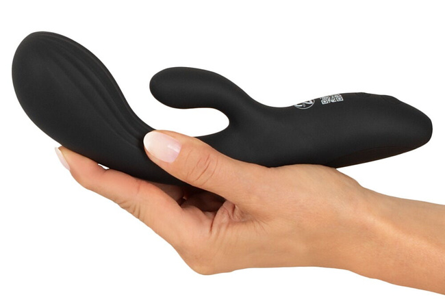 Wibrator punktu G z królikiem stymulator łechtaczki 2 silniki długość 22 cm wkładane 11 cm średnica 4,3 cm silikon