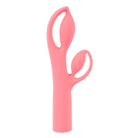 Królik Alicji – bajeczny elastyczny wibrator z królikiem do łechtaczki, 25 cm I wkładane 13,3 cm, silikon, IPX7