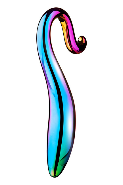 Wytworne szklane dildo analne 