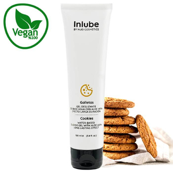 Żel wodny lubrykant CIASTECZKA do seksu do masażu z aloesem jedwabista formuła wegański 100 ml
