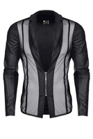 Marynarka męska ekoskóra