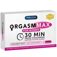 Tabletki Orgasm Max na libido u kobiet, lepszy orgazm, wrażliwości na pieszczoty, 2 kapsułki