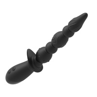 Tylne wejście –  kulkowy wibrator analny, 3 silniki, silikon, 26,2 cm / 18,8 cm wkładane, wodoodporny IPX7, ZENN