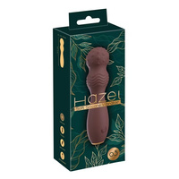Hazel 03 wibrator do torebki w kształcie podwójnej buławy z guzkami i falami - 10 trybów wibracji