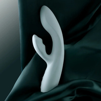 Gorąca namiętność wibrator z królikiem do łechtaczki i funkcja grzania sterowany smartfonem 18,8 cm