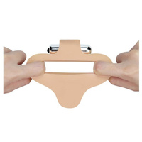 Wibrujący strap-on do podwójnej penetracji 15 cm