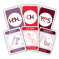 Karciana gra erotyczna dla par OH YES! PURPULE seks randka prezent