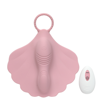 Różowy WIBRATOR do wanny do stymulacji wejścia pochwy i łechtaczki, na pilota wodoodporny IPX7