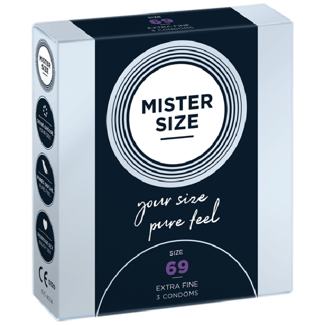 Prezerwatywy MISTER SIZE rozmiar 69 mm 3 szt.