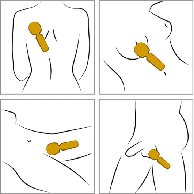 Dynamiczny, bardzo silny masażer wand z dużą główką na elastycznym przegubie i antydrganiowa izolacja rączki