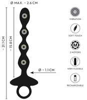 Elastyczne kulki analne z wibracjami.