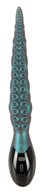 Dżinn Altherjin. Fantasy wibrator. Dł. 27,3 cm, wkładane 18,5 cm, Ø 3,7 cm. Wyświetlacz LED