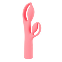 Królik Alicji – bajeczny elastyczny wibrator z królikiem do łechtaczki, 25 cm I wkładane 13,3 cm, silikon, IPX7