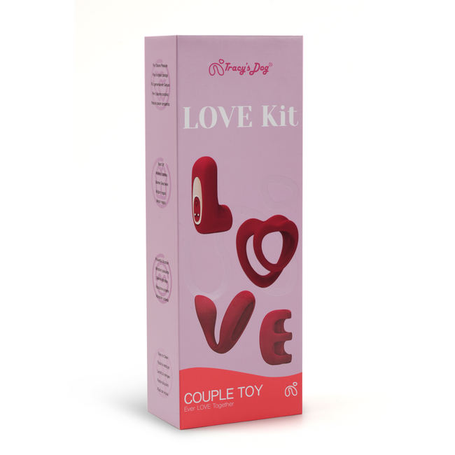 LOVE KIT 4 w 1 dla par! Super zestaw interaktywny. Przyjemność pomnożona razy cztery!