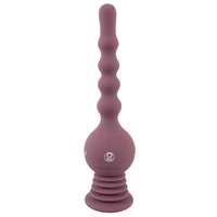 Analny siłacz – ultrasilnie wibrujące dildo kulkowe z przyssawką, 27,7 cm 