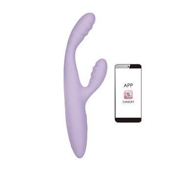 Wibrator CICI+2 z króliczkiem do łechtaczki sterowany aplikacją smartfonem 17,5 cm