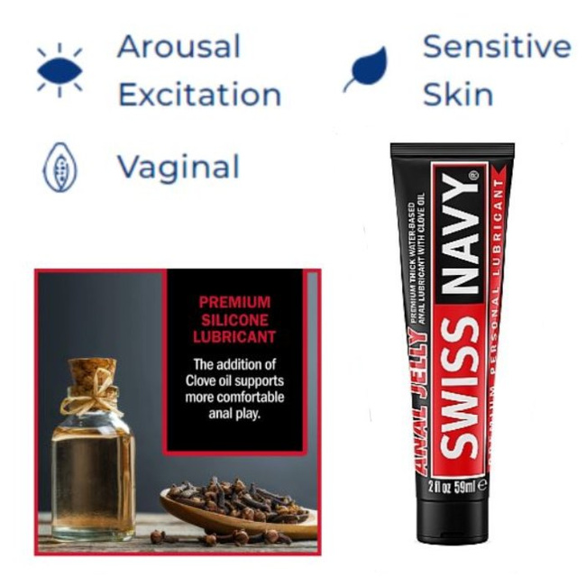 Gęsty lubrykant analny wodny z olejkiem goździkowym 60 ml