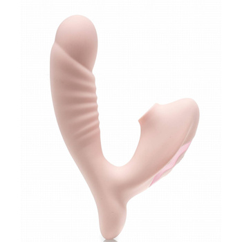 Pingwinek, wibrator do punktu G z funkcją ssania masażer powietrzny łechtaczki 2w1