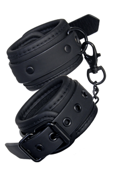 Czarne uniwersalne regulowane kajdanki
