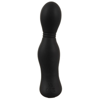 Masażer prostaty, silnie wibrujący, z rotującą główką i stymulacją krocza, 2 silniki, silikon, 13,7 cm / 11,7 cm wkładane, sterowany pilotem, wodoodporny IPX7