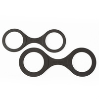 Średniej wielkości, bardzo mocne silikonowe mankiety przytrzymujące SEI MIO soft BDSM, bondage