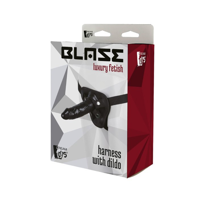 Strapon – harness (uprząż) i dildo seria LUXURY FETISH BDSM