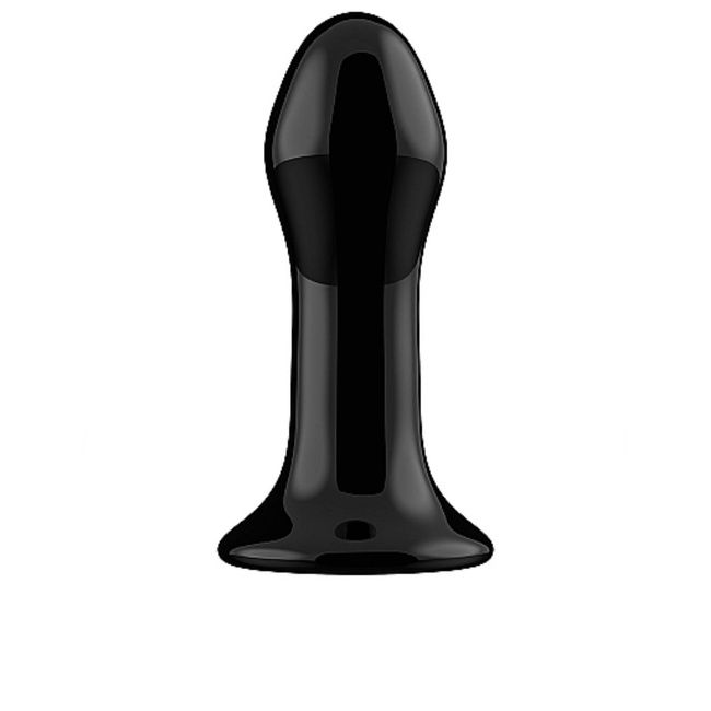 Wibrator szklany korek analny z wibracjami Starter plug na pilota