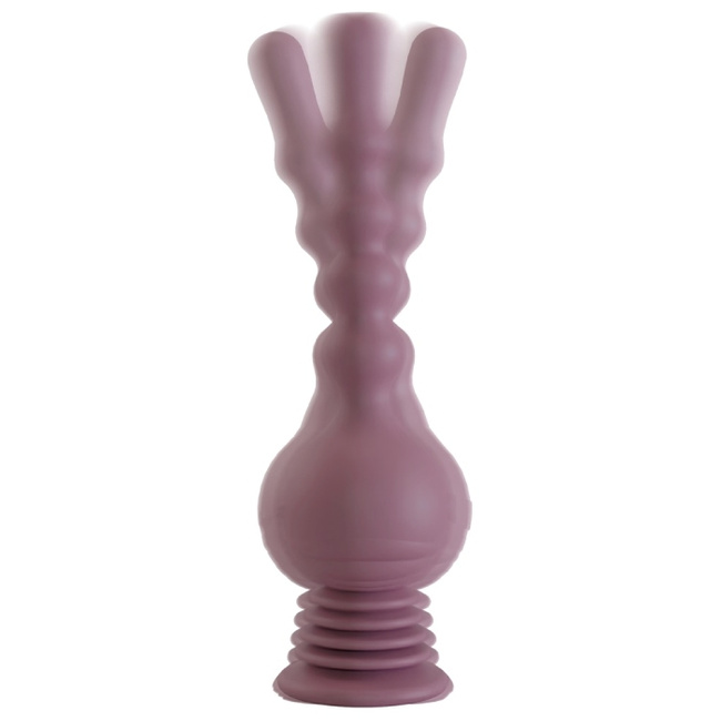 Analny siłacz – ultrasilnie wibrujące dildo kulkowe z przyssawką, 27,7 cm 