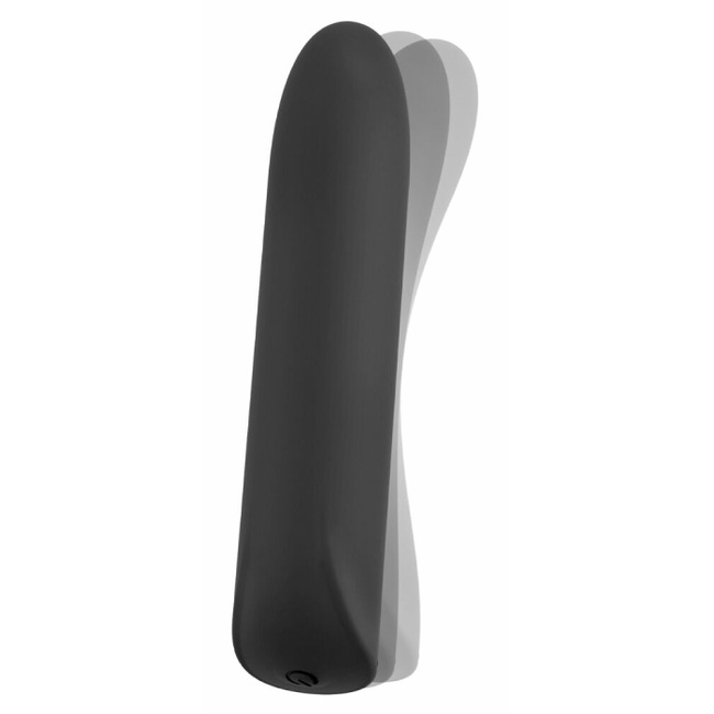 Mały śmieszek mini wibrator do torebki, super silny, wodoodporny IPX7, 12 cm, silikon, czarny