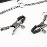 Wyściełana obroża i smycz SEI MIO, soft BDSM, bondage