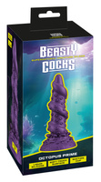 Kraken dick. Fantasy dildo jak zwinięta ośmiornica. Silna przyssawka. Dł. 20,2 cm, wkładane 17 cm, Ø 4,6 cm