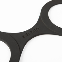 Średniej wielkości, bardzo mocne silikonowe mankiety przytrzymujące SEI MIO soft BDSM, bondage