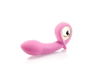 Wibrator pompowany z zmieniającej się grubości, super rozkosz i trening mięśni Kegla, 16 cm