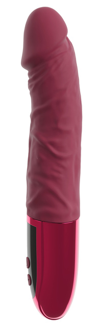 Naturalny wibrator silikonowy, wibrujące dildo, 12 trybów wibracji, ładowanie USB