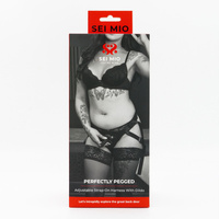 Strap-on dla początkujących i 12,5cm dildo SEI MIO, soft BDSM, bondage