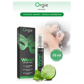 Spray do seksu oralnego o smaku eukaliptusowym