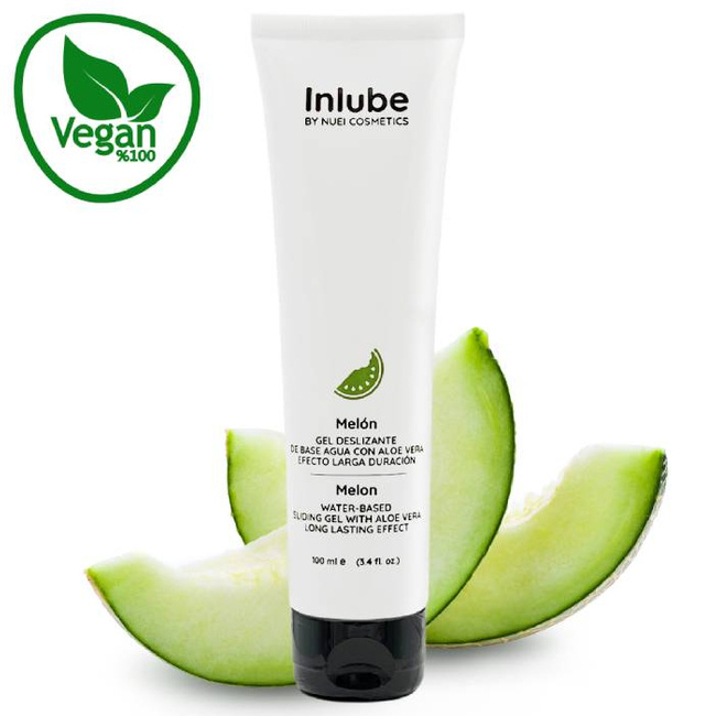 Żel wodny lubrykant MELON do seksu do masażu z aloesem jedwabista formuła wegański 100 ml
