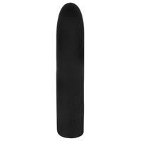 Mały śmieszek mini wibrator do torebki, super silny, wodoodporny IPX7, 12 cm, silikon, czarny