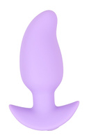 Wibrujący pieszczoch analny Cuties, o zmiennej grubości, kolor fioletowy, silikon