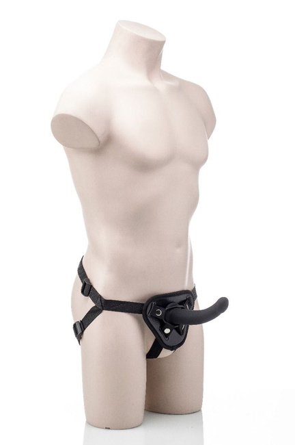 Zestaw Strap-On z czarnym dildo