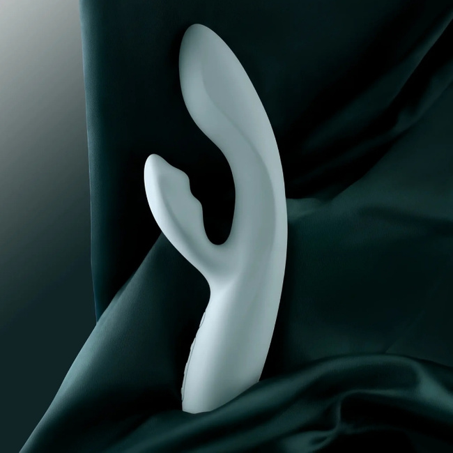 Gorąca namiętność wibrator z królikiem do łechtaczki i funkcja grzania sterowany smartfonem 18,8 cm